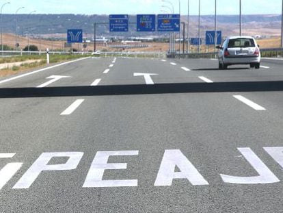 The R-2 ring road outside Madrid.