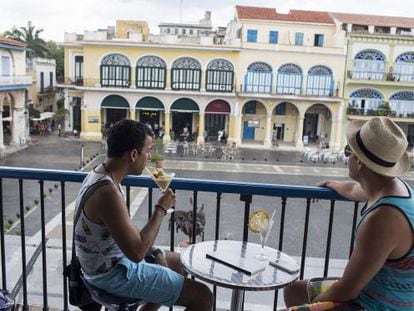 The Azúcar bar-restaurant in Plaza Vieja is one of the newest private businesses to open in Havana’s historic quarter.