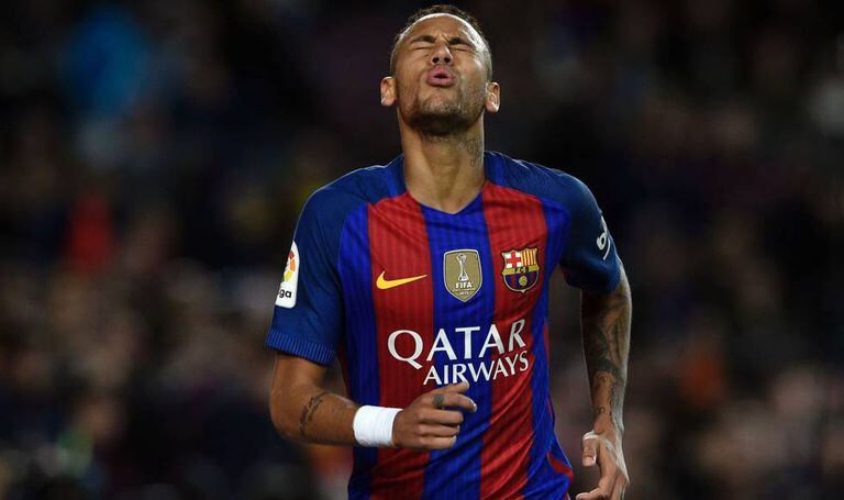 Neymar during a match last weekend.