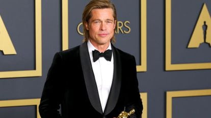 Brad Pitt, at the 2020 Oscar Awards.