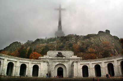 The Valley of the Fallen monument, where Franco's remains lie.