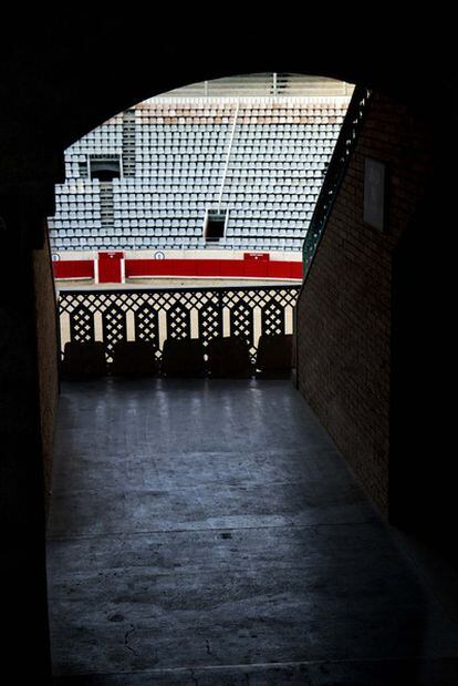 The Monumental Bullring in Barcelona, which will hold its last bullfight on Sunday.
