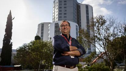 The clinical psychologist Fernando Fernández-Aranda at the Hospital de Bellvitge (Barcelona).