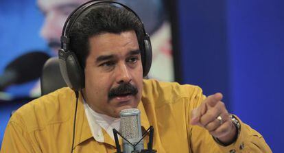 Nicolás Maduro during his Tuesday TV show.