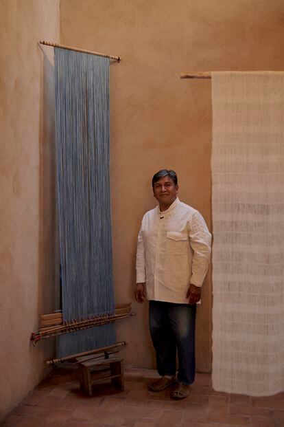 Remigio Mestas, weaver and promoter of Mexican textiles who worked with a group of artisans to create four huipiles for the Dior Cruise collection.