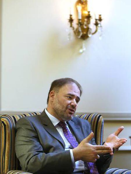 Former Al Jazeera managing director Wadah Khanfar in Madrid on Monday.