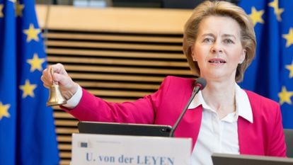 European Commission President Ursula von der Leyen in Brussels.
