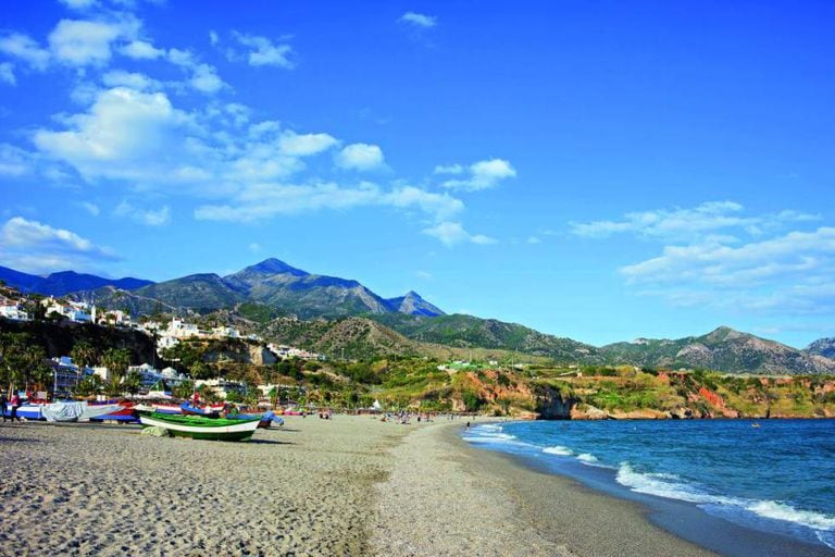 Burriana Beach in Spain’s Malaga province.