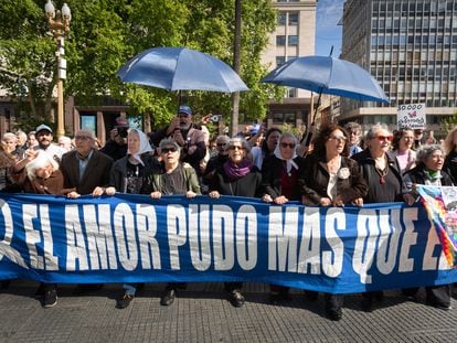 Mothers of the Plaza de Mayo on October 19 in Buenos Aires (Argentina).