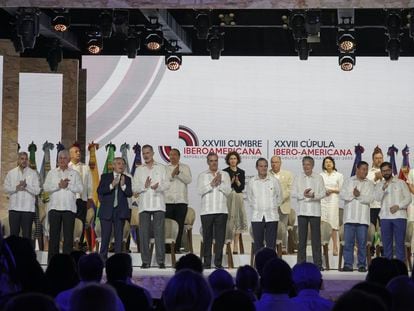 The inauguration of the XXVIII Ibero-American Summit on Friday in Santo Domingo.