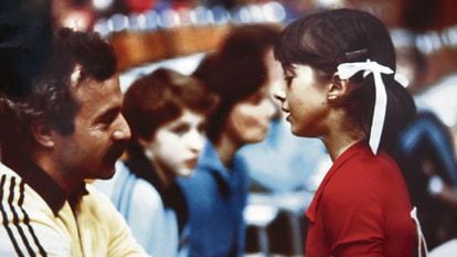 Jesús Carballo and Gloria Viseras during a competition in the late 1970s.
