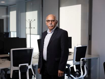 Vijay Kumar from MIT, pictured on October 25 at the headquarters of the Universitat Oberta de Catalunya, in Barcelona.