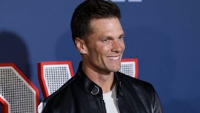 Tom Brady attends the Los Angeles Premiere Screening of Paramount Pictures' "80 For Brady" at Regency Village Theatre on January 31, 2023 in Los Angeles, California.