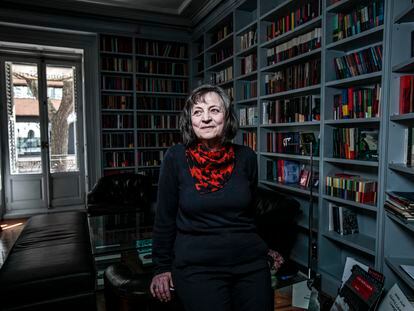 Kathryn Mannix, at the headquarters of the Siruela publishing house (which recently published the Spanish version of her book), in Madrid, Spain.