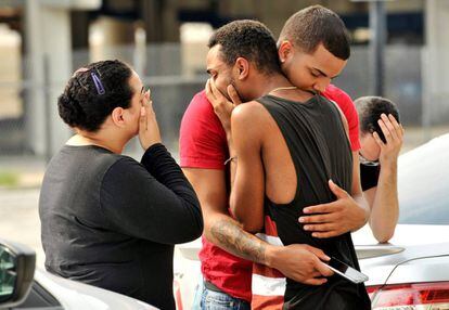 Friends and relatives of victims of the Orlando massacre.