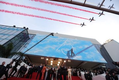 The Cannes premiere of 'Top Gun: Maverick'. 