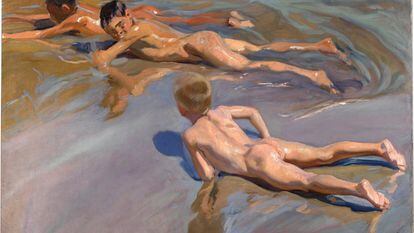 'Boys on the beach' by Joaquín Sorolla (1909).
