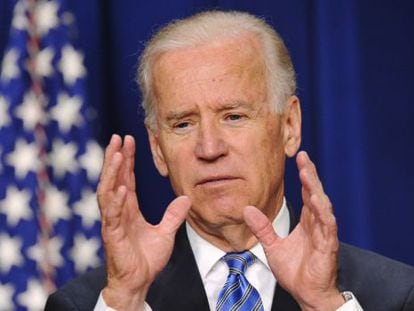 US Vice President Joe Biden speaks at the White House during a recent event. 