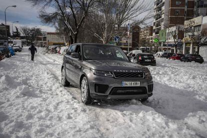 The Range Rover used by Miguel Benzo and Rodrigo Álvarez de Toledo to take Ana Gordillo to the hospital. 