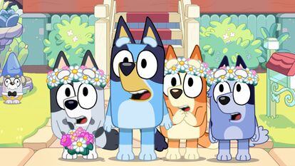 An image from ‘The Sign’, the final episode of the third season of ‘Bluey’.