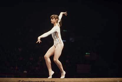 Gymnast Nadia Comaneci
