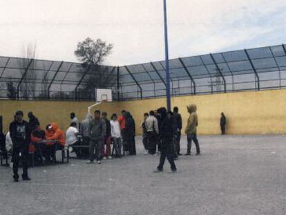 The Aluche Alien Internment Center (CIE) in Madrid