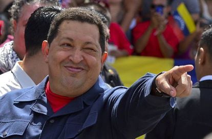Venezuelan President Hugo Ch&aacute;vez.