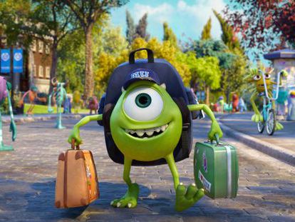 One-eyed Mike (voiced by Billy Crystal) is off to college in Monsters University.