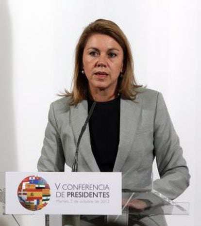 PP secretary general Mar&iacute;a Dolores de Cospedal.