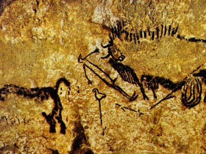 The Well Scene in the Lascaux cave