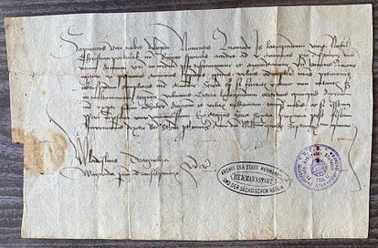 Letter signed by Vlad Dracula, one of the documents that was analyzed.