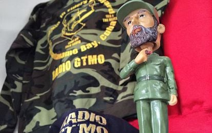 This Fidel Castro doll is among the gifts on sale at the Guantánamo Bay naval base.
