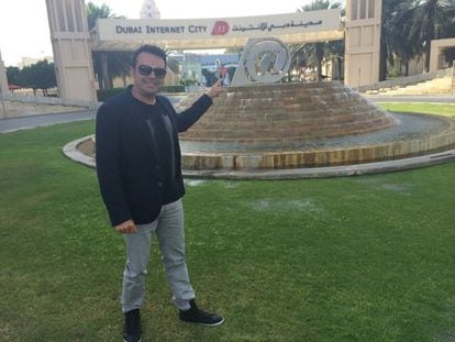 The creator of the ‘unete,’ José Manuel Ramírez Marco, in Dubai.
