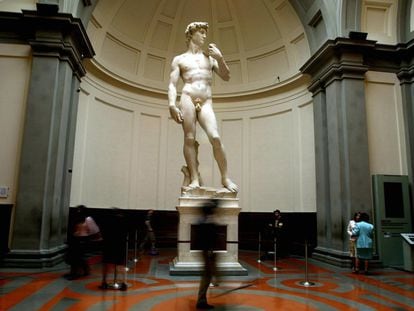 'David', by Michelangelo in Florence, Italy.