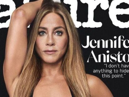 Jennifer Aniston on the cover of 'Allure' magazine.