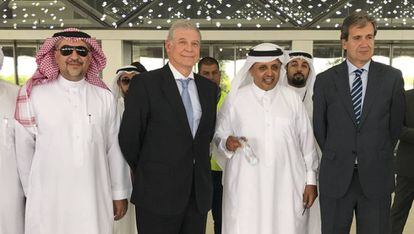 Saudi and Spanish officials involved in the AVE project met in Medina on May 9.