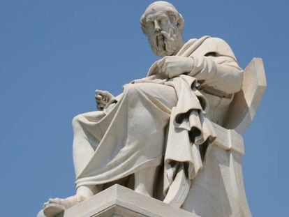 A statue of Aristotle in Athens.