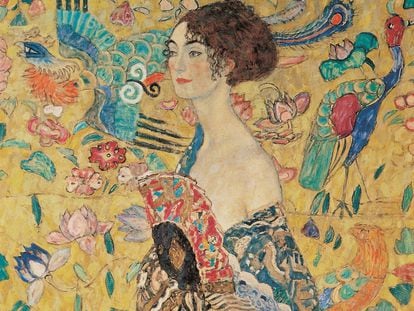 'The Lady with a Fan' (1917-1918), by Gustav Klimt.