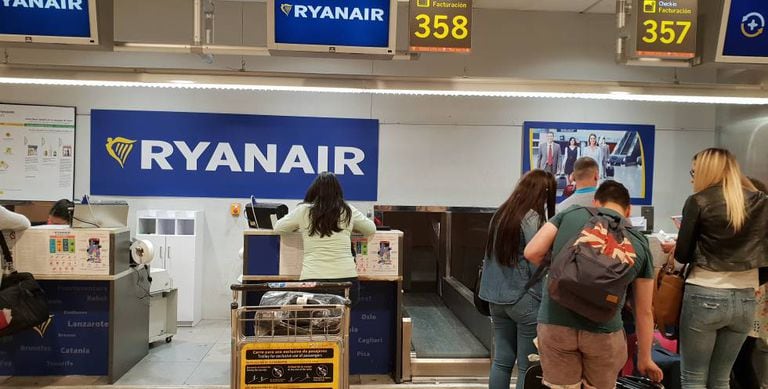 Barajas airport in Madrid.