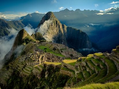 The archaeological site of Machu Picchu (Peru).