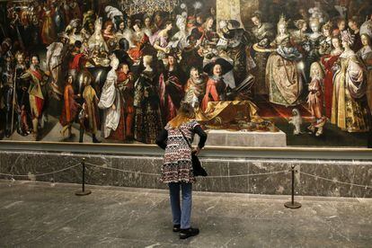 The Prado is currently managed by Miguel Falomir, but it has had around 30 directors throughout its history. During the Spanish Civil War, Pablo Picasso was appointed director by the government of the Second Republic, but he never took up his role. In the image, a visitor looks at the painting, ‘The Beheading of Saint John the Baptist and Herod’s Banquet,’ by Bartholomäus Strobel the Younger.