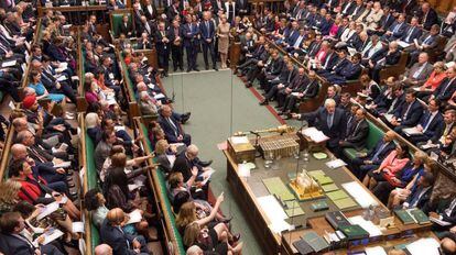 The UK House of Commons in session.