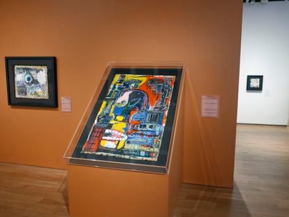 View of the exhibition dedicated to Basquiat at the Orlando Museum of Art on June 1.