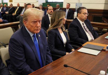 Donald Trump appears in court in New York for his civil trial for ...
