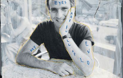 An untitled image from the book Coming and Going. “My eyes are full of love,” the author writes, referring to his self-portrait.