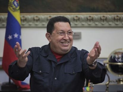 Venezuelan President Hugo Ch&aacute;vez was last photographed at a November 28 Cabinet meeting in Caracas.