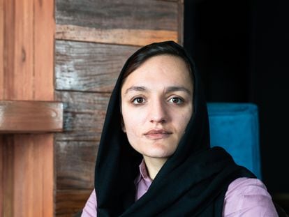 Zarifa Ghafari, one of the first female mayors in Afghanistan, in Kabul last March.