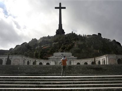 The cross atop the Valley of the Fallen monument.