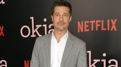 Brad Pitt at the premiere of Okja, which he co-produced, in New York.