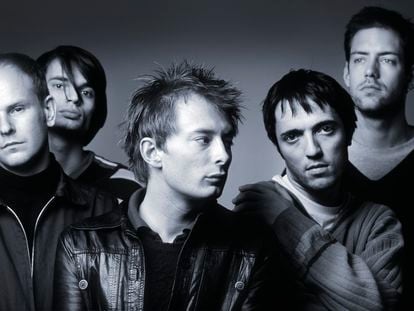 Radiohead: Phil Selway, Jonny Greenwood, Thom Yorke, Colin Greenwood, Ed O'Brien.